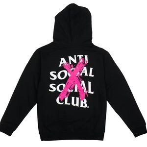 Anti Social Social Club Cancelled Black Hoodie